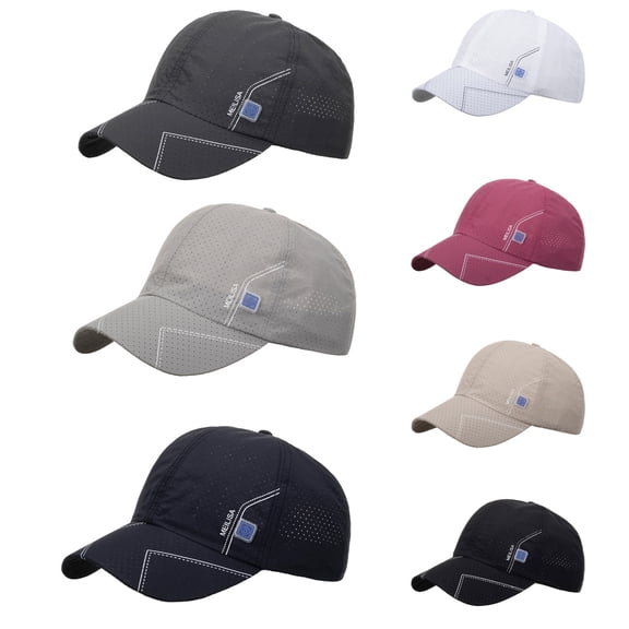 Only Moment Navy Breathable Mesh Cap Baseball Cap Polyester Soft Unconstructed Plain Blank Adjustable Size Dad Hat One Size