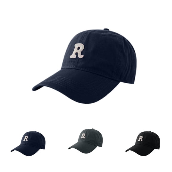 Only Moment Navy Oversize Baseball Cap Polyester,Spandex Men Women Washed Distressed Twill Cotton Baseball Cap Vintage Adjustable Dad Hat One Size