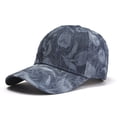 thumbnail image 1 of Only Moment Navy Unisex Vintage Washed Cotton Baseball Cap Polyester Breathable Upf50+ Sport Outdoor Caps Quick Dry Adjustable Rain Hat One Size, 1 of 3