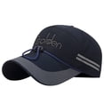 thumbnail image 1 of Only Moment Navy Vintage Washed Distressed Baseball Cap Polyester Adjustable Size for Running Workouts and Outdoor Activities All Seasons One Size, 1 of 1