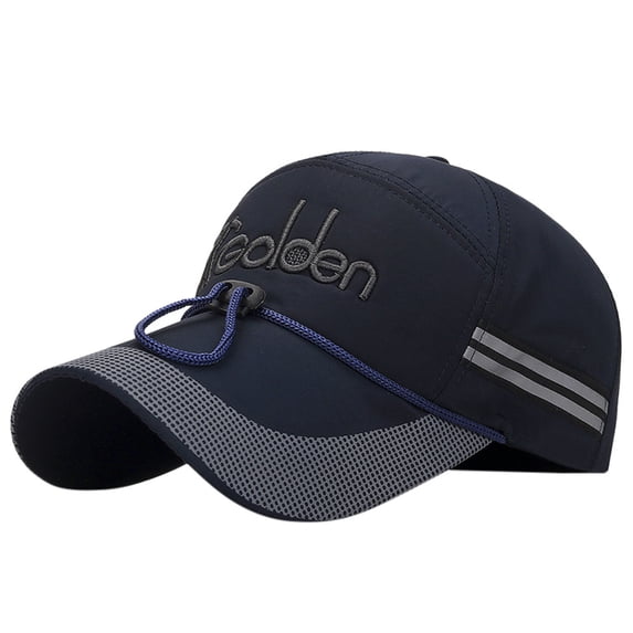 Only Moment Navy Vintage Washed Distressed Baseball Cap Polyester Adjustable Size for Running Workouts and Outdoor Activities All Seasons One Size