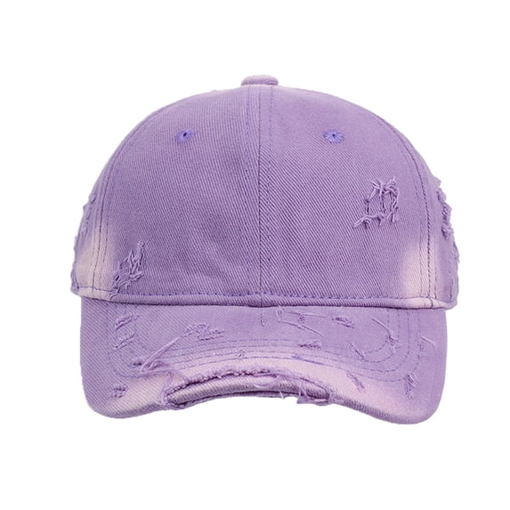 Only Moment Purple Structured Mesh Baseball Cap Cotton Lightweight Cap for Men & Women, (ofa),Snapback Closure One Size