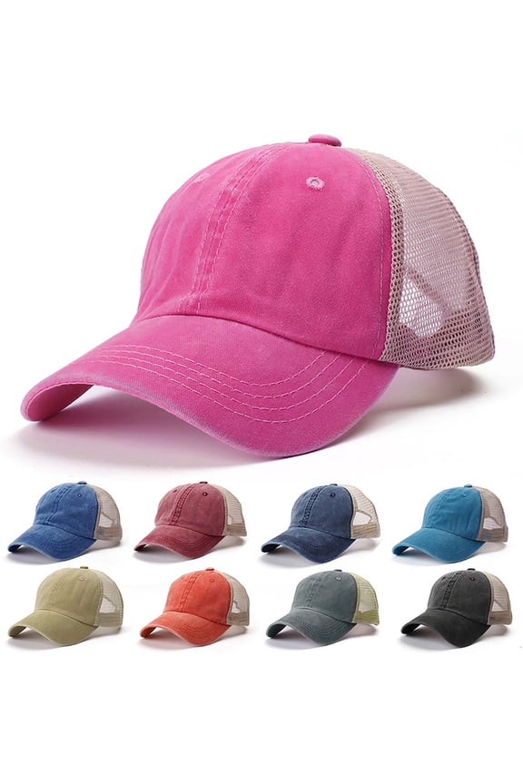 Red Classic Structured Baseball Cap Cotton for Running Workouts and Outdoor Activities All Seasons One Size