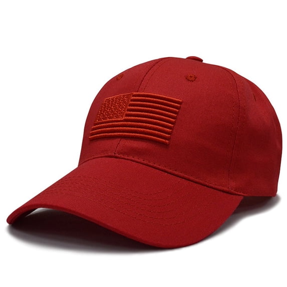Only Moment Red Unisex Vintage Washed Baseball Cap Hat Polyester Adjustable Washer Friendly Sport Hats for Golf Running One Size