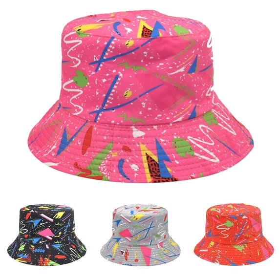 Only Moment Red Wide Brim Sun Bucket Hat Polyester,Spandex UPF50+ Waterproof Bucket Hat for Fishing, Hiking, Camping One Size