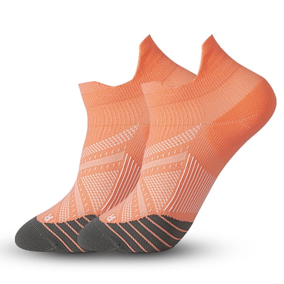 Only Moment Solid Cotton Tube Socks Nylon,Spandex Womens Novelty Striped Crew Socks Orange,L