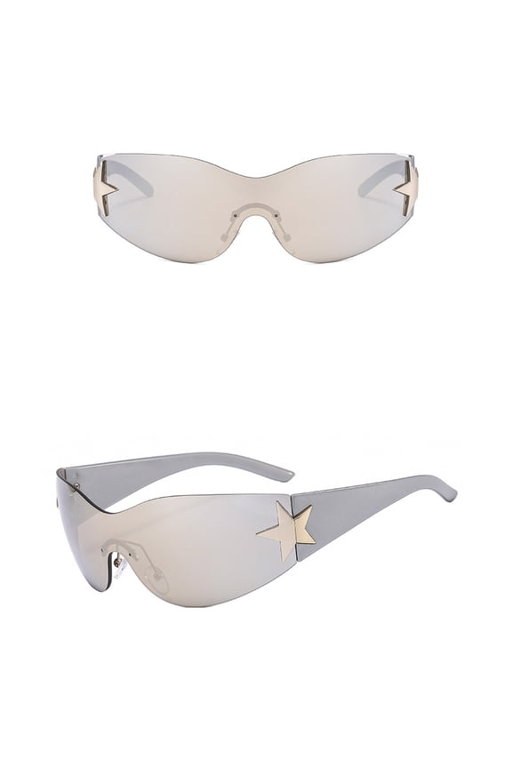 Sun Glassesfor Women Beach Accessories Pc Polarized UV400 Protection Lens Big Frame Fashion Glasses Trendy Stylish Shade Grey One Size
