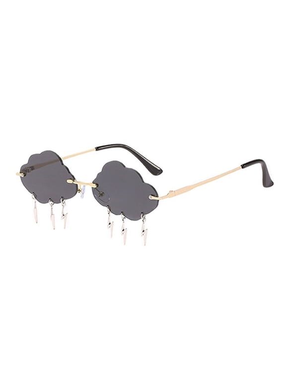 Sunglasses Cloud Shape Vintage Sunglasses Glasses Glasses Tone Retro Irregular Unisex