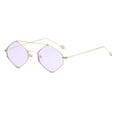 thumbnail image 1 of Only Moment Sunglasses Fashion Accessories Resin Vintage 90S Y2K Trendy Designer Sun Glasses Purple One Size, 1 of 4