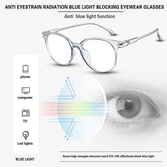 Only Moment Sunglasses Gaming Glasses Computer Anti-Fatigue Blue Light Blocking Filter Eyeglasses