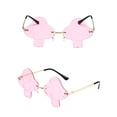 thumbnail image 1 of Only Moment Sunglasses Womens Polyester Trendy Designer Mirrored UV400 Protection Sun Glasses Pink One Size, 1 of 3
