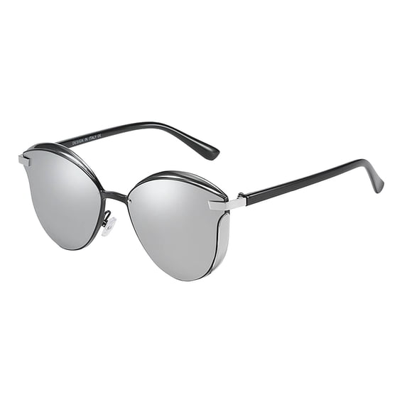 Only Moment Sunglasses for Women Glass Trendy Rectangle Womens Mens Shades Sun Glasses Silver S