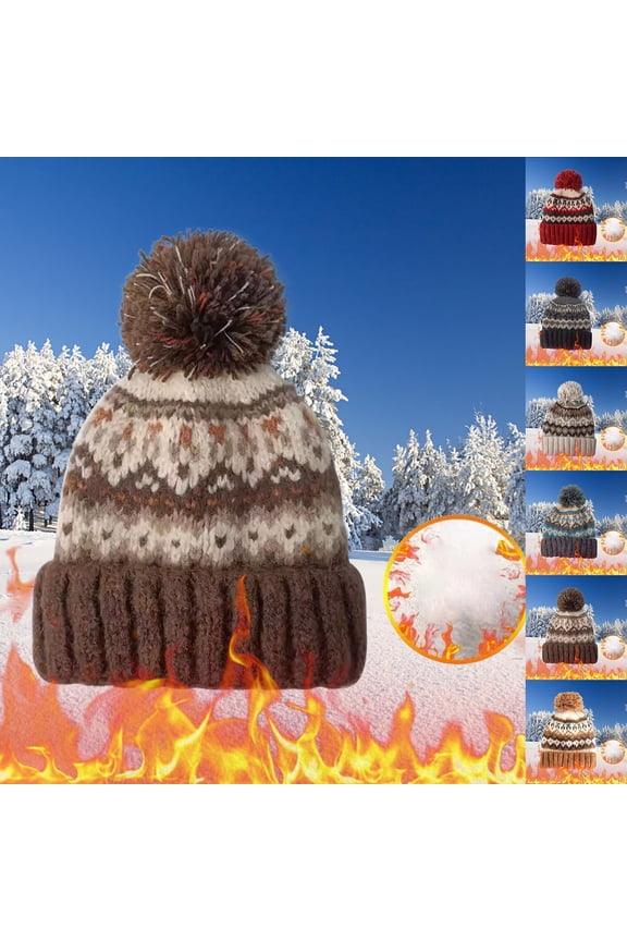 Unisex Beanie Hats for Men Women Beige acrylic fibe Fleece Lined Beanie Soft Warm Knit Hat Ski Stocking Cuffed Cap A
