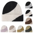 thumbnail image 1 of Only Moment Warm Winter Hats for Men B Polyester,Cotton Fleece Lined Beanie Soft Warm Knit Hat Ski Stocking Cuffed Cap One Size, 1 of 3
