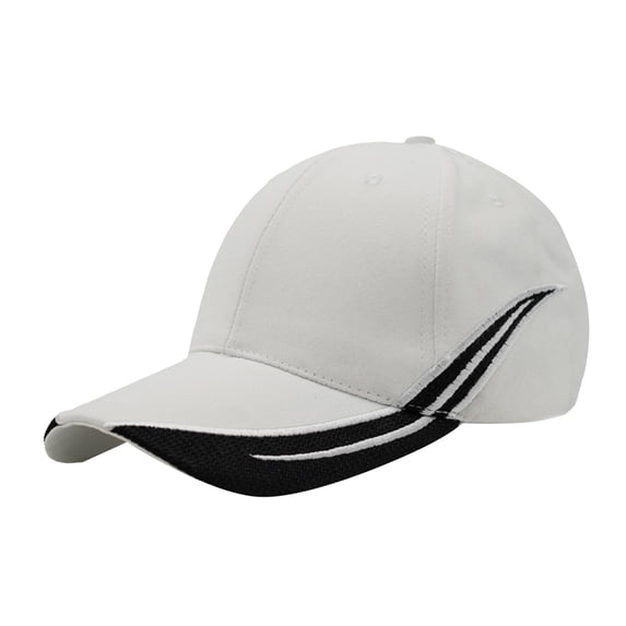 Only Moment White Classic Structured Baseball Cap Cotton Soft Unconstructed Plain Blank Adjustable Size Dad Hat One Size
