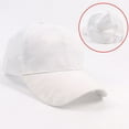 thumbnail image 1 of Only Moment White Classic Structured Baseball Cap Cotton Soft Vintage Washed Cotton Outdoor Hats for Men One Size, 1 of 5