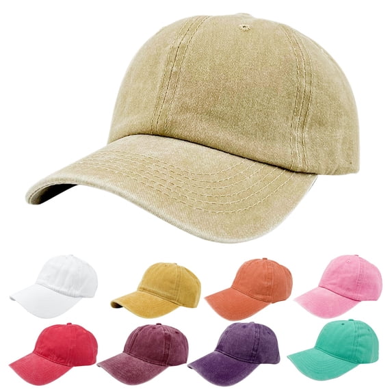 Only Moment White Structured Mesh Baseball Cap Cotton Adjustable Original Classic Low Profile Cotton Hat Unconstructed Plain Cap Men Women M