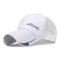 thumbnail image 1 of Only Moment White Unisex Vintage Washed Baseball Cap Hat Cotton for Running Workouts and Outdoor Activities All Seasons One Size, 1 of 2