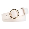 thumbnail image 1 of Only Moment White Waist Belt for Dress Pu Stretchy Thin Belt for Dress Jeans One Size, 1 of 1