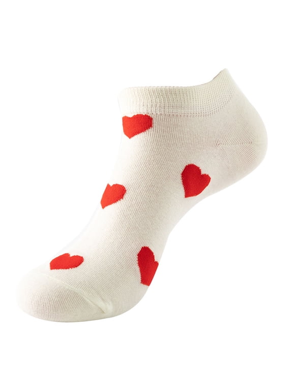 Women Socks 2 Pairs Womens Girls Novelty Funny Cute Ankle Socks 3D Print Pattern Design Colorful Cotton Low Cut Liner Socks