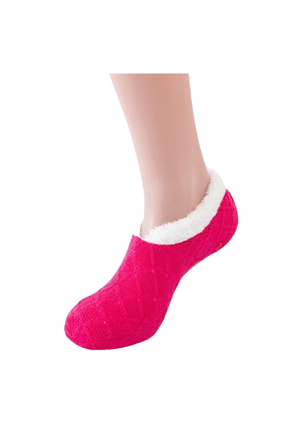 Women Socks Winter Solid Color Brushed Thick Plush Warm Socks Home Socks Ski Socks Moon Socks
