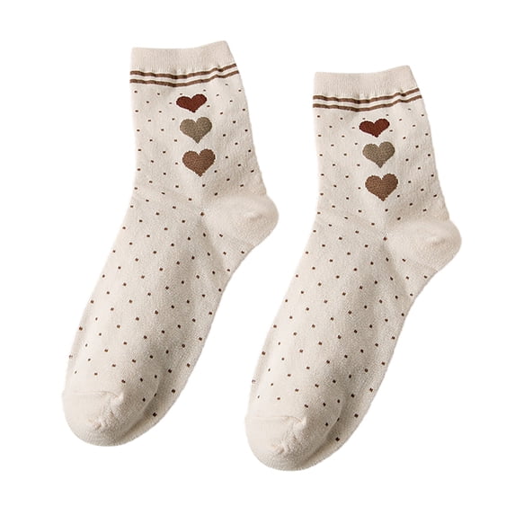 Only Moment Women Socks Womens To Keep Warm Sock Stripe Lightweight Cotton Athletic Socks