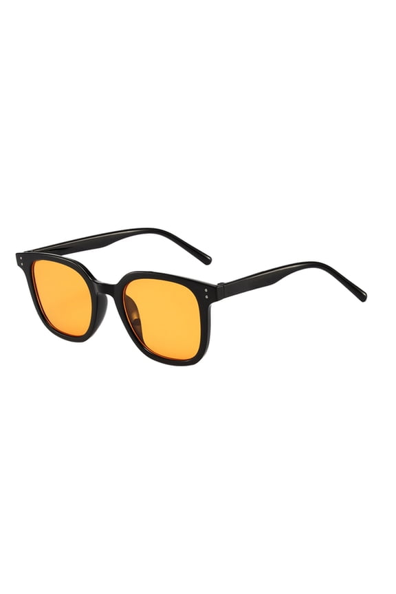 Women Sunglasses Beach Accessories Ac Vintage 90S Y2K Trendy Designer Sun Glasses Orange One Size