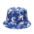 thumbnail image 1 of Only Moment Women Washed Packable Summer Beach Sun Hats Mens Womens Tie-dye Bucket Hat, 1 of 4