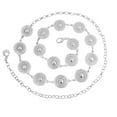 thumbnail image 1 of Only Moment Women's Belt Women Hook Adjustment Waist Metal String Decorative Dress Waist Small Fragrance Thin Belt Sweet Chain, 1 of 6