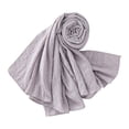 thumbnail image 1 of Only Moment Women's Cotton Scarves Cotton Silk Fashion Scarves Light Ashy,One Size, 1 of 3