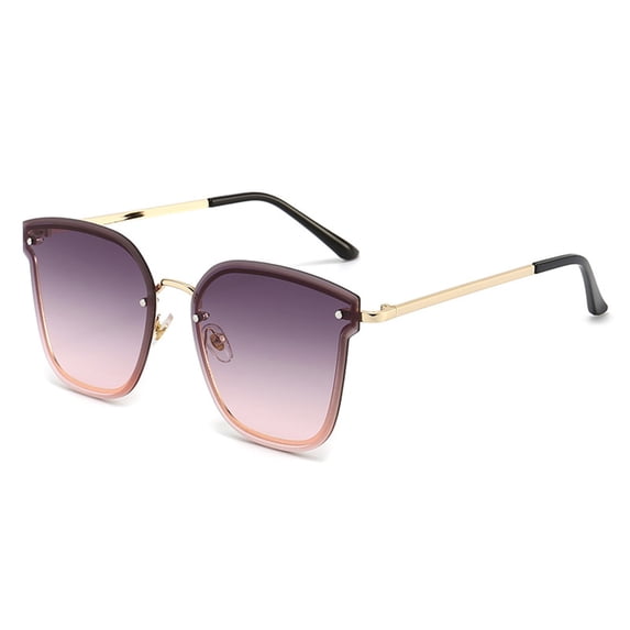 Only Moment Women's Sunglasses Accessories for Women Polyester Trendy Designer Mirrored UV400 Protection Sun Glasses Pink One Size