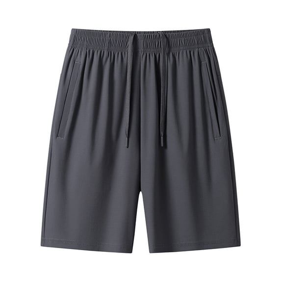Only Moment Womens Lightweight Shorts Nylon,Spandex Comfy Elastic Waist Drawstring Pocket Shorts Pants Shorts with Pockets for Wowomen Dark Gray,6XL