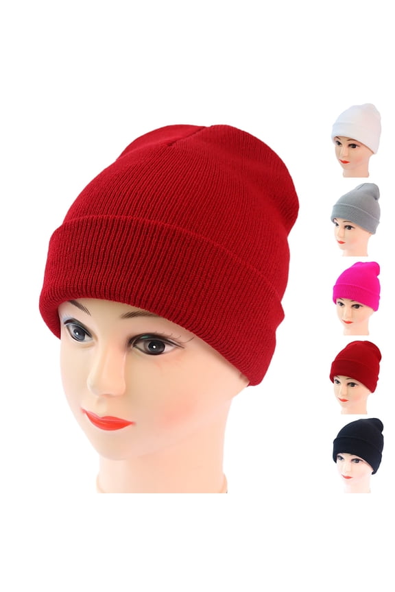 Wool Beanie Hat for Men Women White Wool Winter Hats Ear Covers for Men Women-Warm Daily Headwear One Size