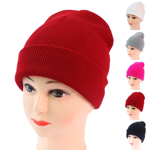 Only Moment Wool Beanie for Men & Women Grey Wool Thermal Knitted Winter Hat for Large Heads Hiking Running Cap Wrap for Cold Weather One Size