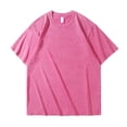 thumbnail image 1 of Only MomentT-shirt Cotton T Shirts Oversized Unisex Short Sleeves Casual Loose Wash Solid Basic Tee Tops, 1 of 2