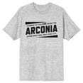 thumbnail image 1 of Only Murders In The Building Arconia LIVE Crew Neck Short Sleeve Athletic Heather Men's T-shirt-XL, 1 of 3