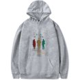 thumbnail image 1 of Only Murders In The Building Merch Hoodie Unisex Pocket Drawstring Casual Sweatshirt Fashionable Pullover,2XL,Gray, 1 of 2