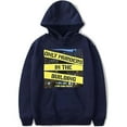 thumbnail image 1 of Only Murders In The Building Merch Hoodie Unisex Pocket Drawstring Sweatshirt Fashionable Pullover,2XL,Navy, 1 of 2