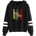thumbnail image 1 of Only Murders In The Building Merch Hoodie Unisex Pocketless Double-bar Sleeve Casual Sweatshirt,3XL,Black, 1 of 2