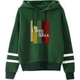 thumbnail image 1 of Only Murders In The Building Merch Hoodie Unisex Pocketless Double-bar Sleeve Casual Sweatshirt,M,Green, 1 of 2