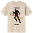 thumbnail image 1 of Only Murders In The Building Who Killed Tim Kono Crew Neck Short Sleeve Natural Women's T-shirt-Medium, 1 of 3