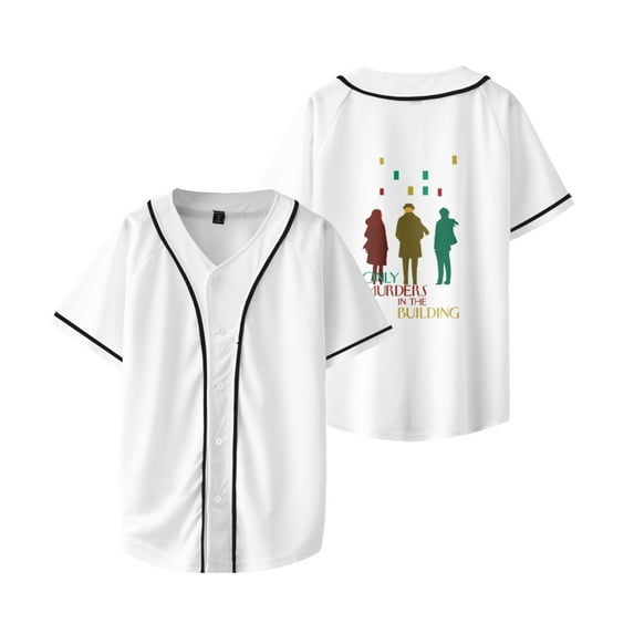 Only Murders in the Building Baseball Shirt Fashion Jersey Unisex Short Sleeve V Neck Summer Tops