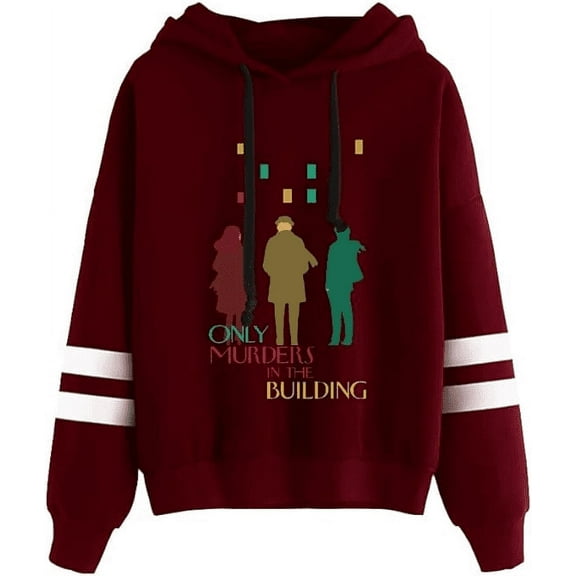 Only Murders in the Building  Hooded TV series merch Drawstring Pocket Sweatshirt Men/women  trendy  Pullover