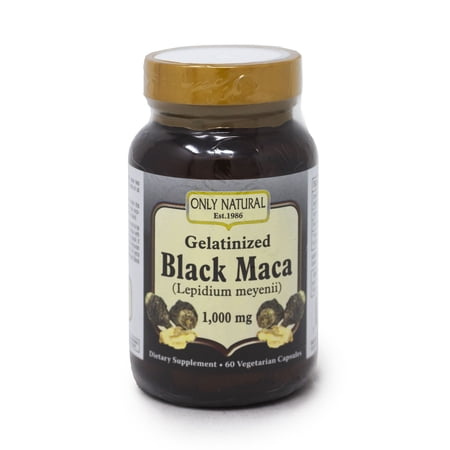 Only Natural Black Maca - 60 Capsules