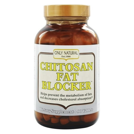 Only Natural - Chitosan Fat Blocker 1075 mg. - 90 Tablets