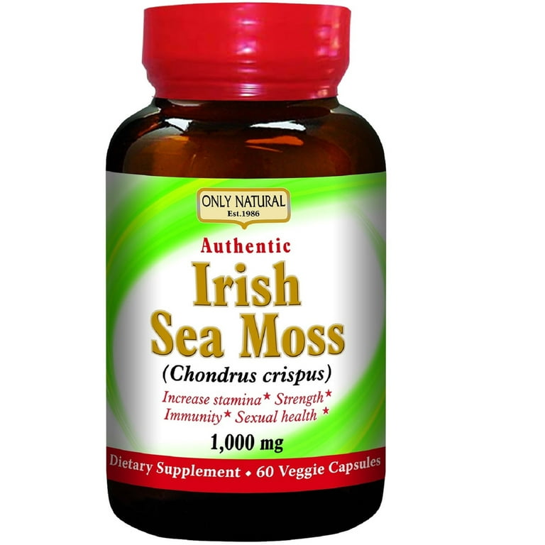 Only Natural Irish Sea Moss 60 Capsules