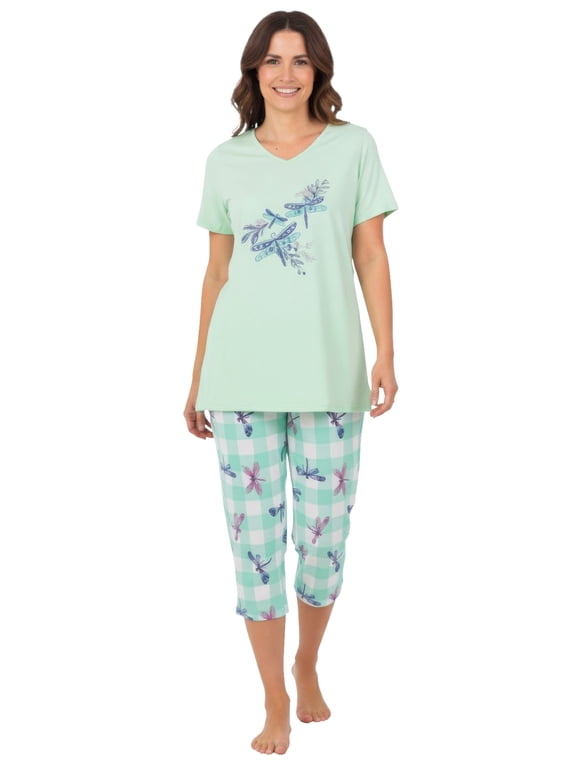 Plus Size Capri Pajamas