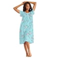 thumbnail image 1 of Only Necessities Plus Size Short Pintuck Knit Gown, 1 of 6