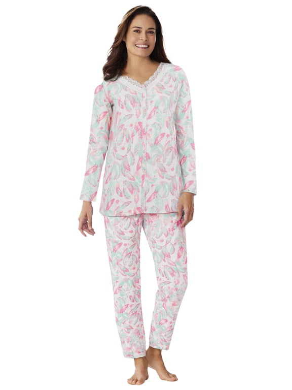 Plus Size Snap-Front Pajama