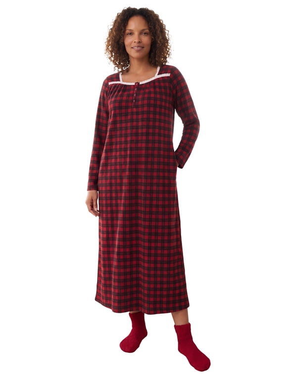 Plus Size Soft & Cozy Gown & Socks